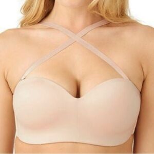 Wacoal Staying Power Wire Free Strapless NudevBra Style # 854372 size 34DDD